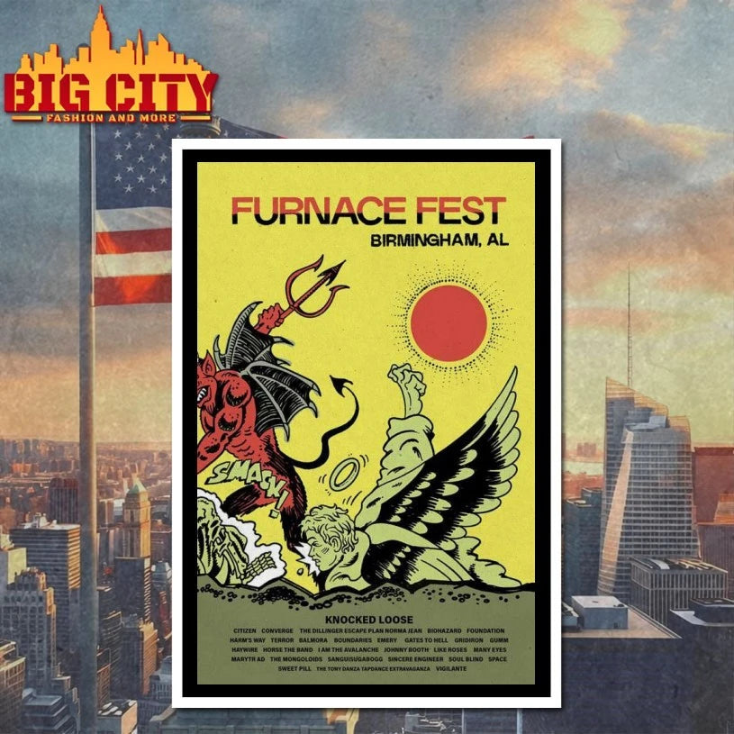 Furnace Fest Birmingham, AL Knocked Loose Oct 5, 2025 Poster shirt