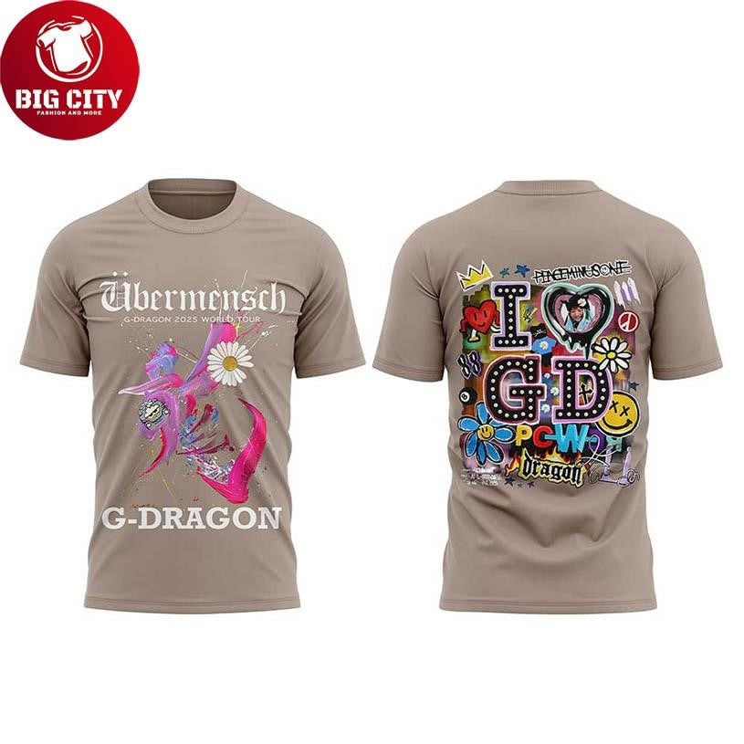G-Dragon Ubermensch King Of K-pop 2025 Two Sided Shirt