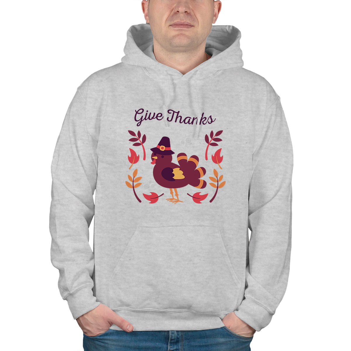 Thanksgiving Hoodie Give Thanks Happy Thanksgiving Sweatshirt Hoodies