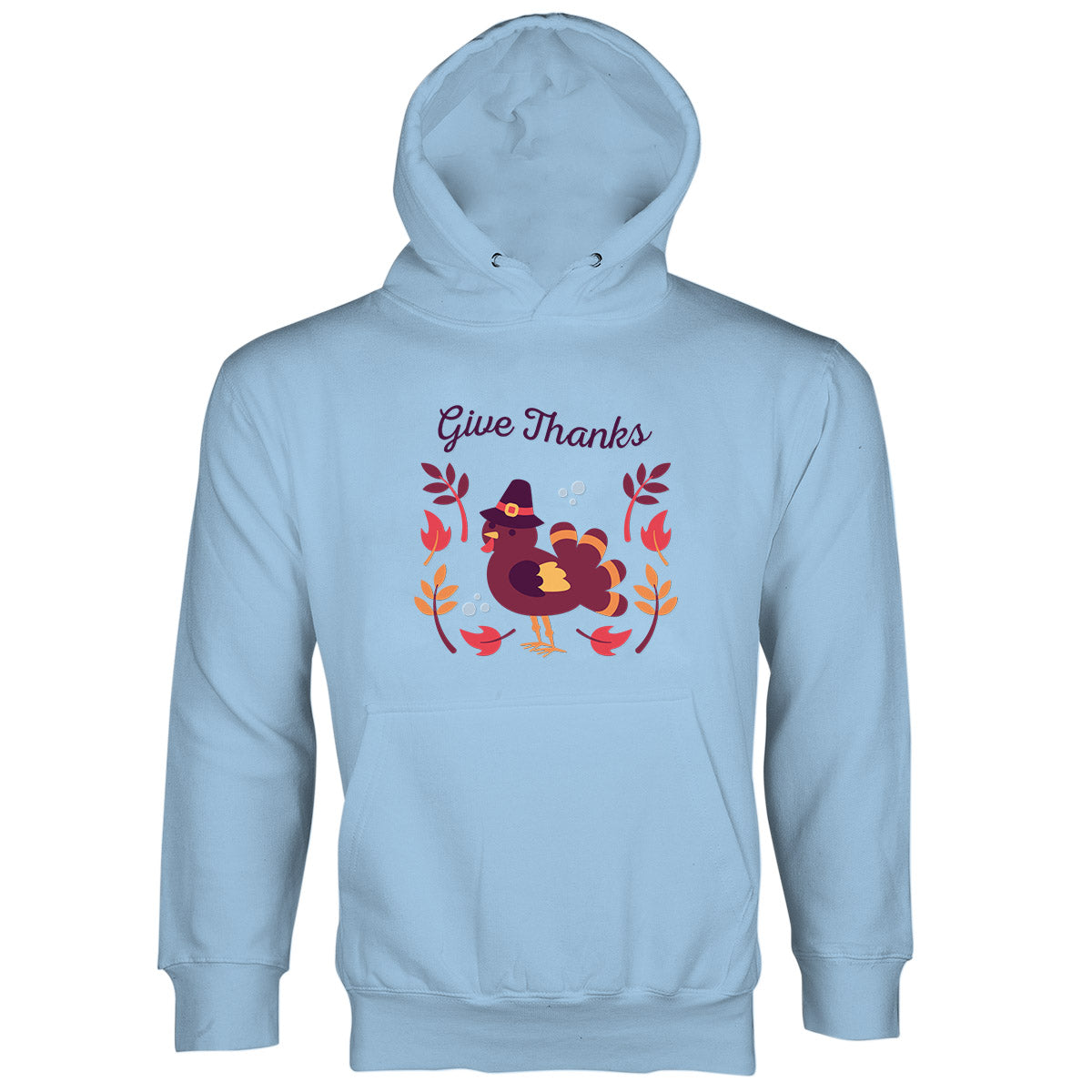 Thanksgiving Hoodie Give Thanks Happy Thanksgiving Sweatshirt Hoodies