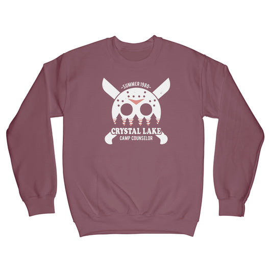 Vintage Horror Sweatshirt Camp Crystal Lake Sweatshirt