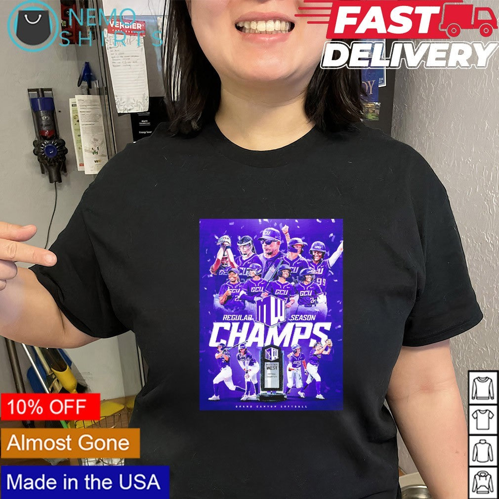 GCU softball regular season champs Mountain West shirt