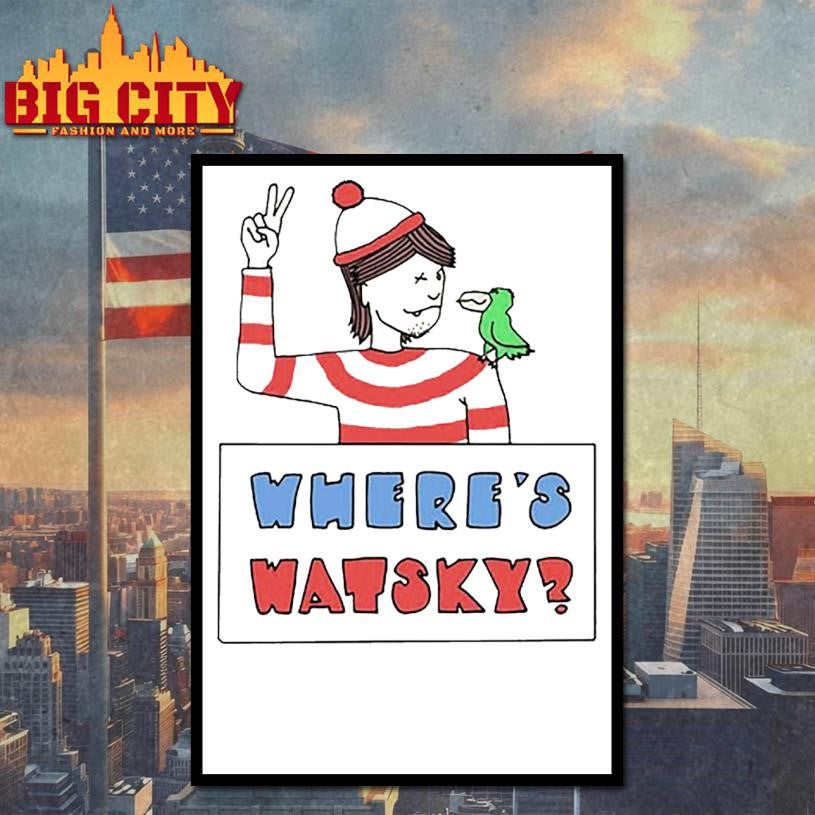 GEORGE WATSKY Where’s Watsky New Shirt