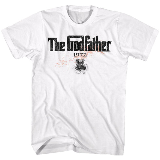 Godfather Mens S/S T-Shirt - 1972 - Solid White
