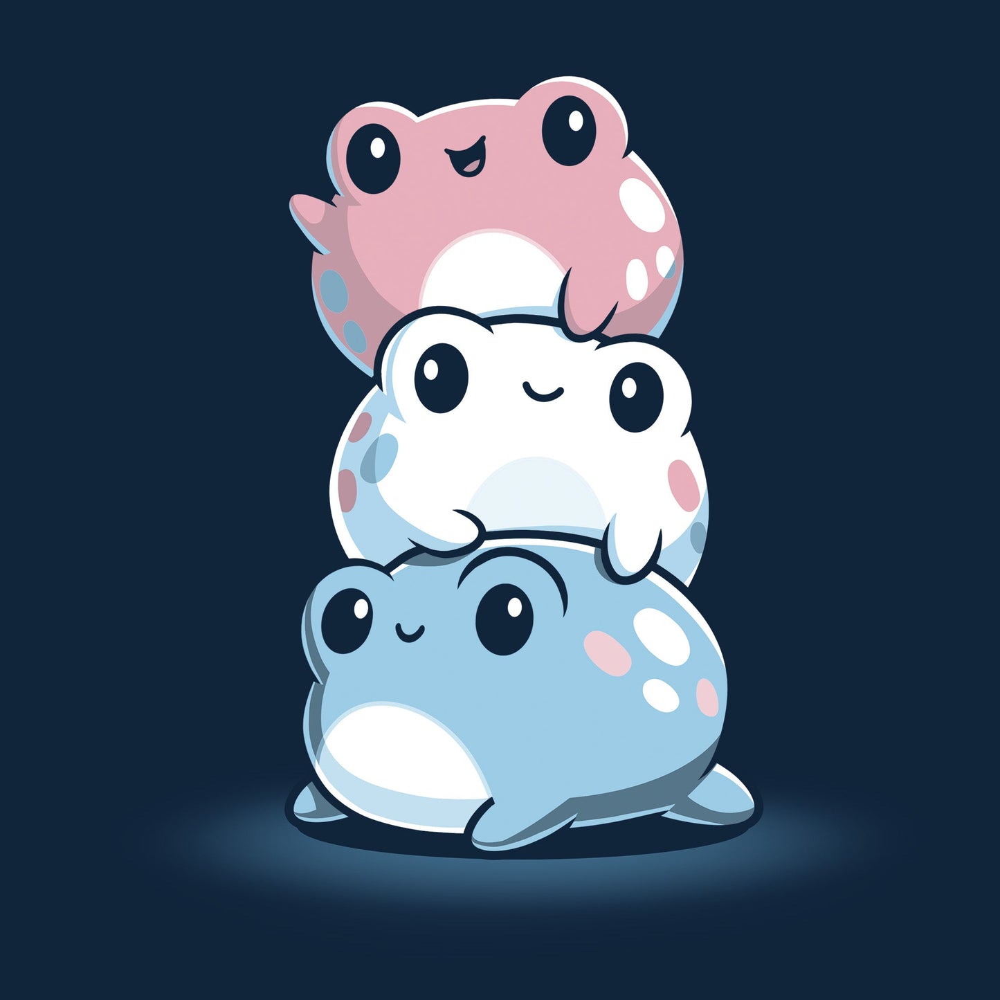 Trans Pride Frogs