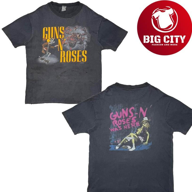 GUNS N’ ROSES 1987 ACME RXXE WAS HERE ACME FITS XL 6324 Two Sided Shirt