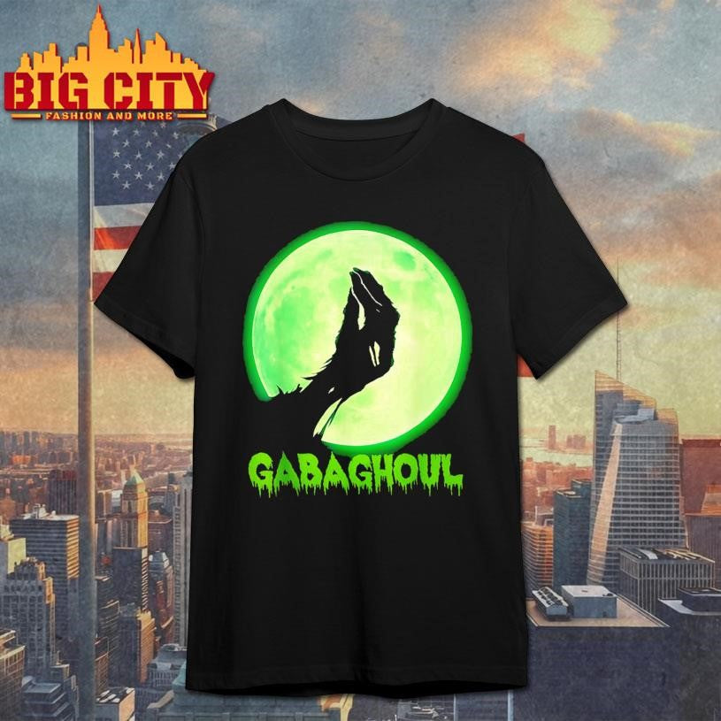 Gabaghoul Funny Hand Moon Italian Joke Halloween Shirt