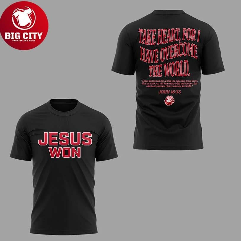 Gardner-Webb Baseball x Jesus Won Special Edition Two Sided Shirt