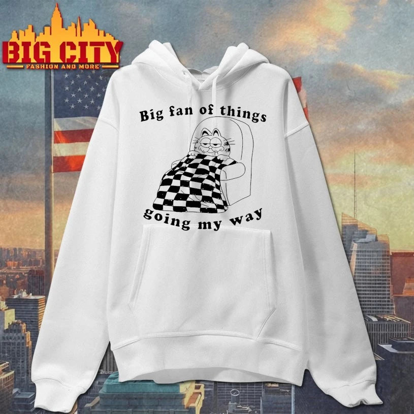 Garfield Big Fan Of Things Going My Way shirts