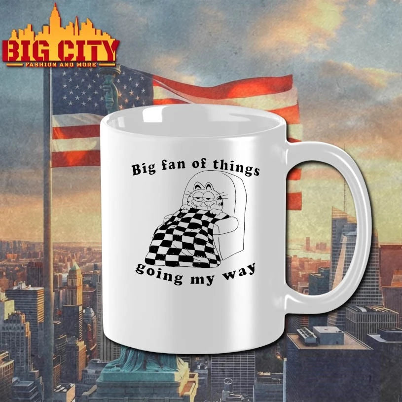 Garfield Big Fan Of Things Going My Way shirts