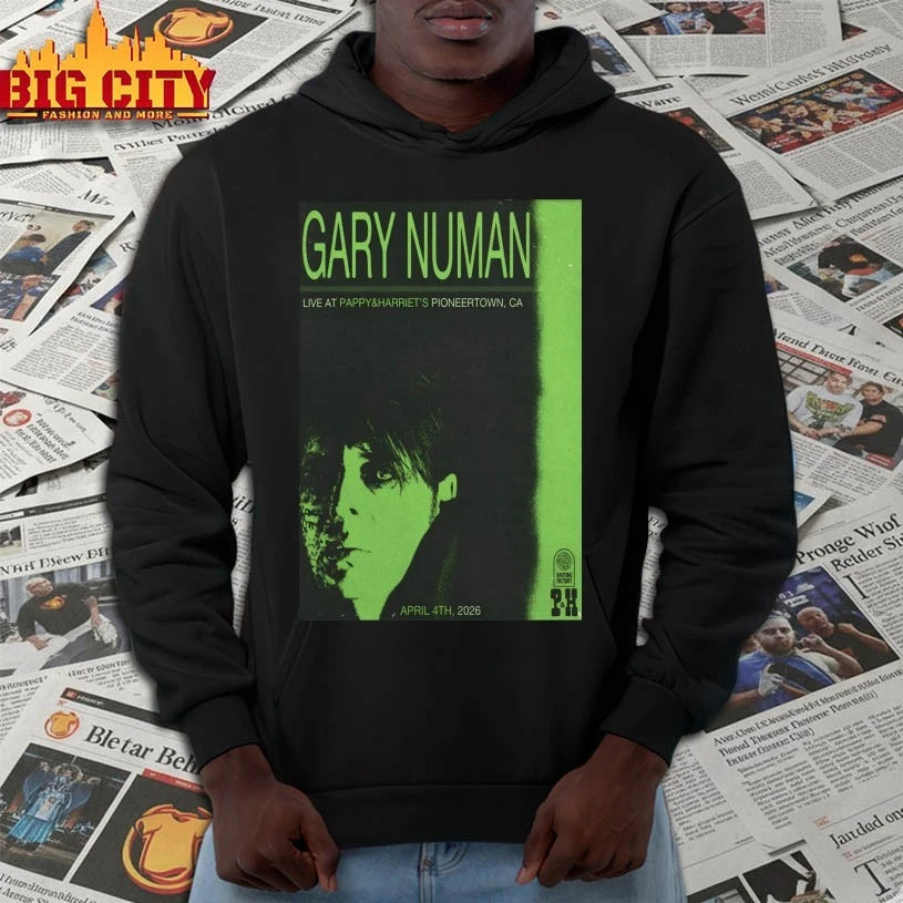 Gary Numan Apr 4 2026 Pappy-Harriet’s in Pioneertown CA Poster Shirts