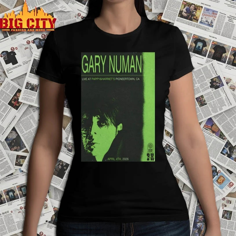 Gary Numan Apr 4 2026 Pappy-Harriet’s in Pioneertown CA Poster Shirts