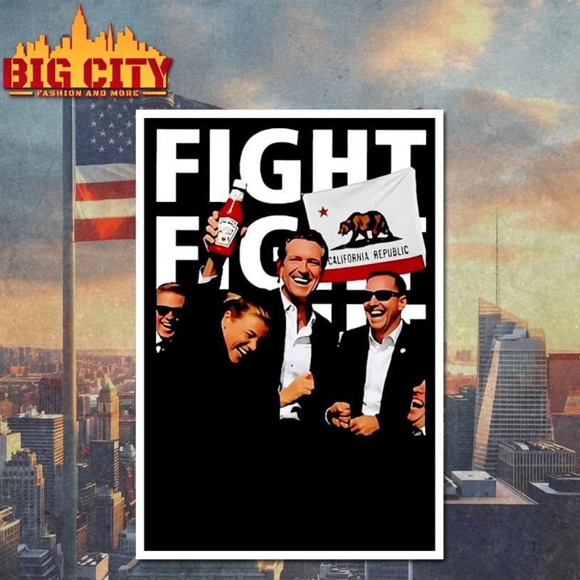 Gavin Newsom Fight California Republic Shirt