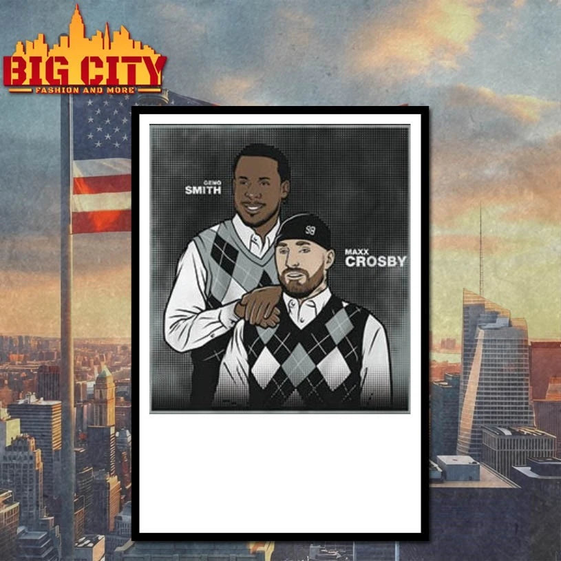 Geno Smith &amp; Maxx Crosby Family Portrait Shirt