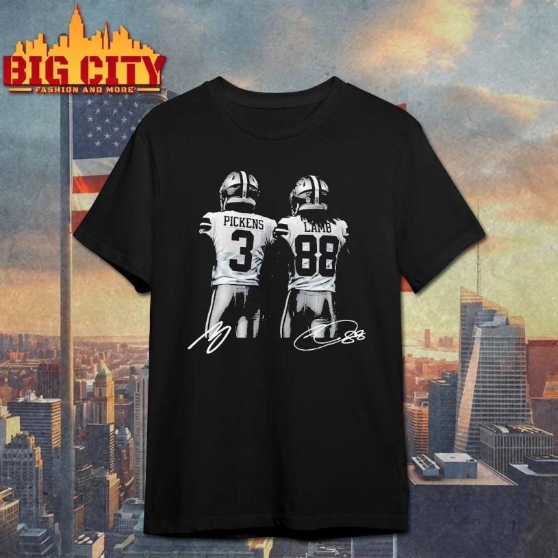 George Pickens &amp; CeeDee Lamb signature Graphic shirt