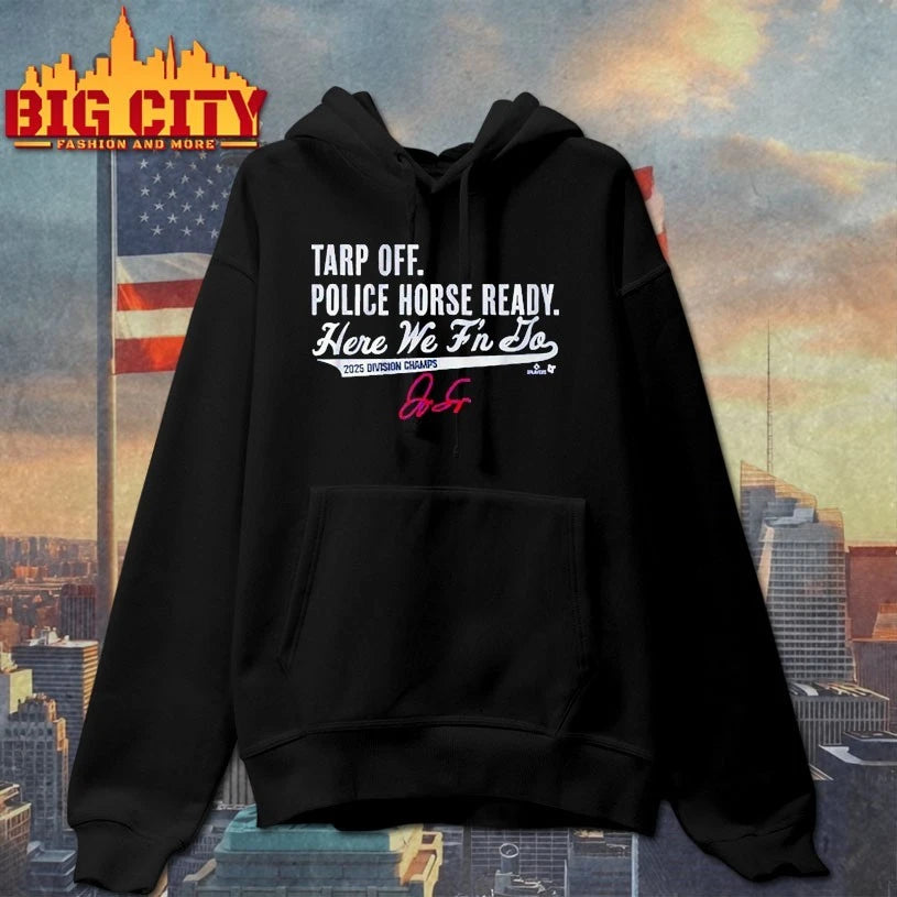 George Springer Tarp Off, Police Horse Ready shirts