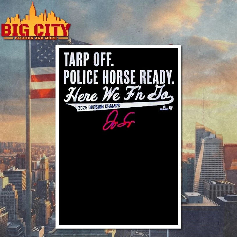 George Springer Tarp Off, Police Horse Ready shirts
