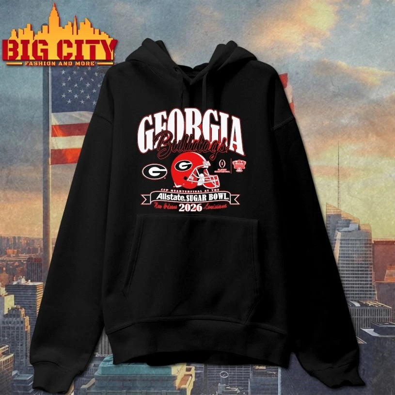 Georgia Bulldogs CFP quarterfinal at the Allstate Sugar Bowl 2026 shirt
