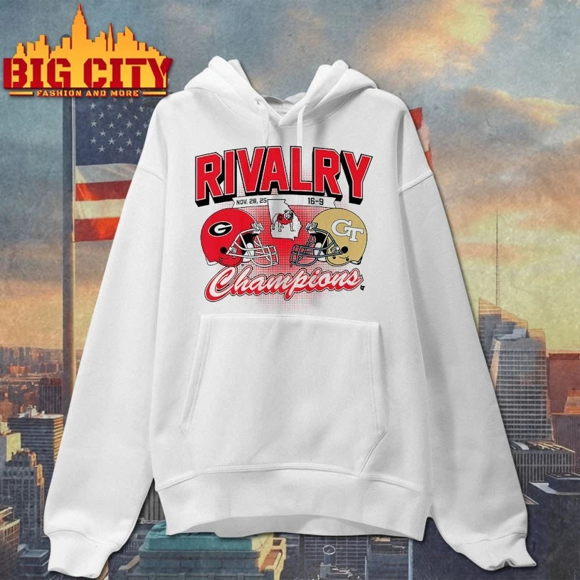 Georgia Bulldogs vs Georgia Tech Rivalry Champions 2025 shirt