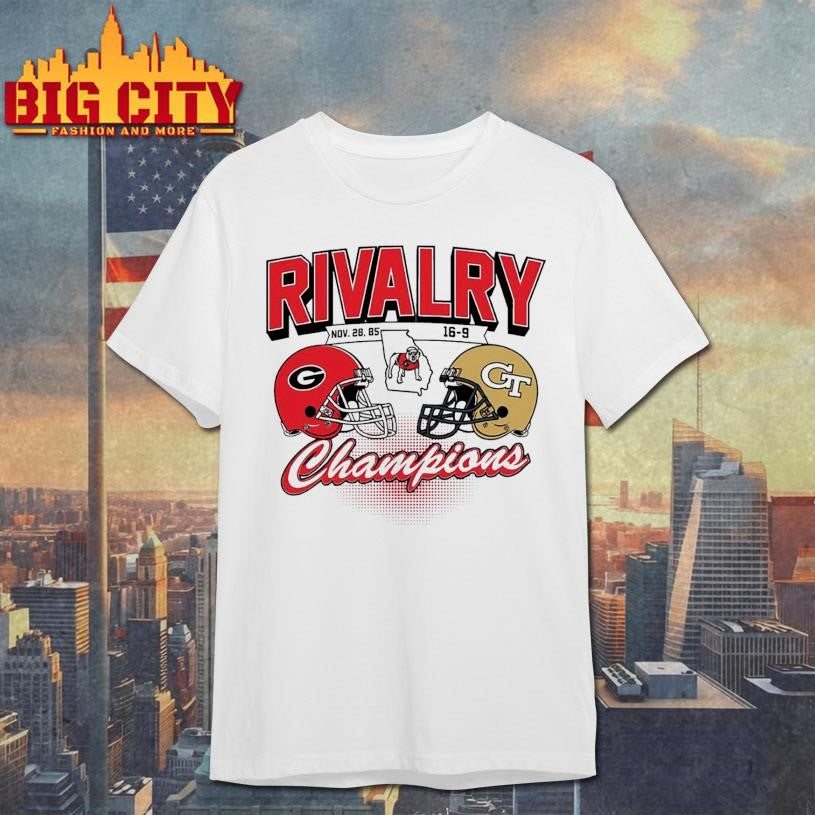 Georgia Bulldogs vs Georgia Tech Rivalry Winner 2025 Champions shirt