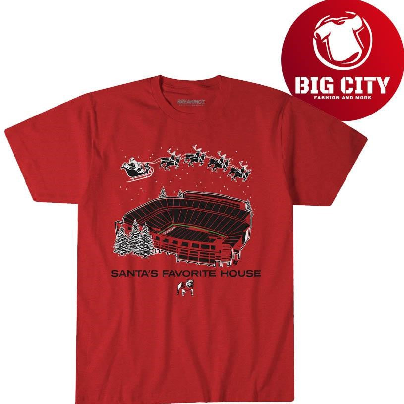 Georgia Football Santa’s Favorite House Shirt