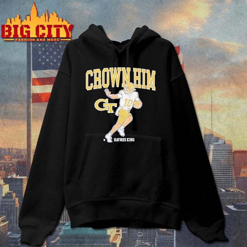 Georgia Tech Football Haynes King Crown Him Shirt