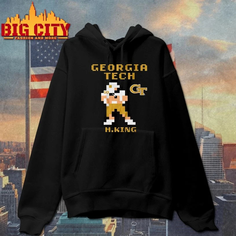 Georgia Tech Football Haynes King Retro Baller Shirt