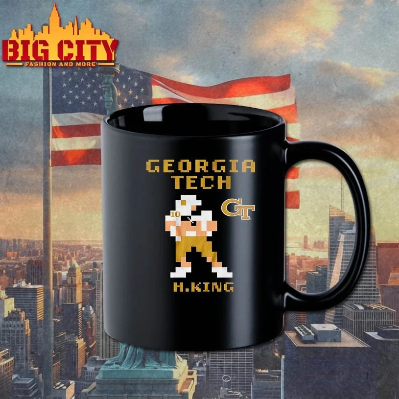 Georgia Tech Football Haynes King Retro Baller Shirt