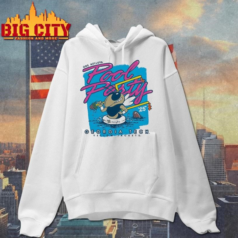 Georgia Tech Yellow Jackets One Helluva Pool Party shirt