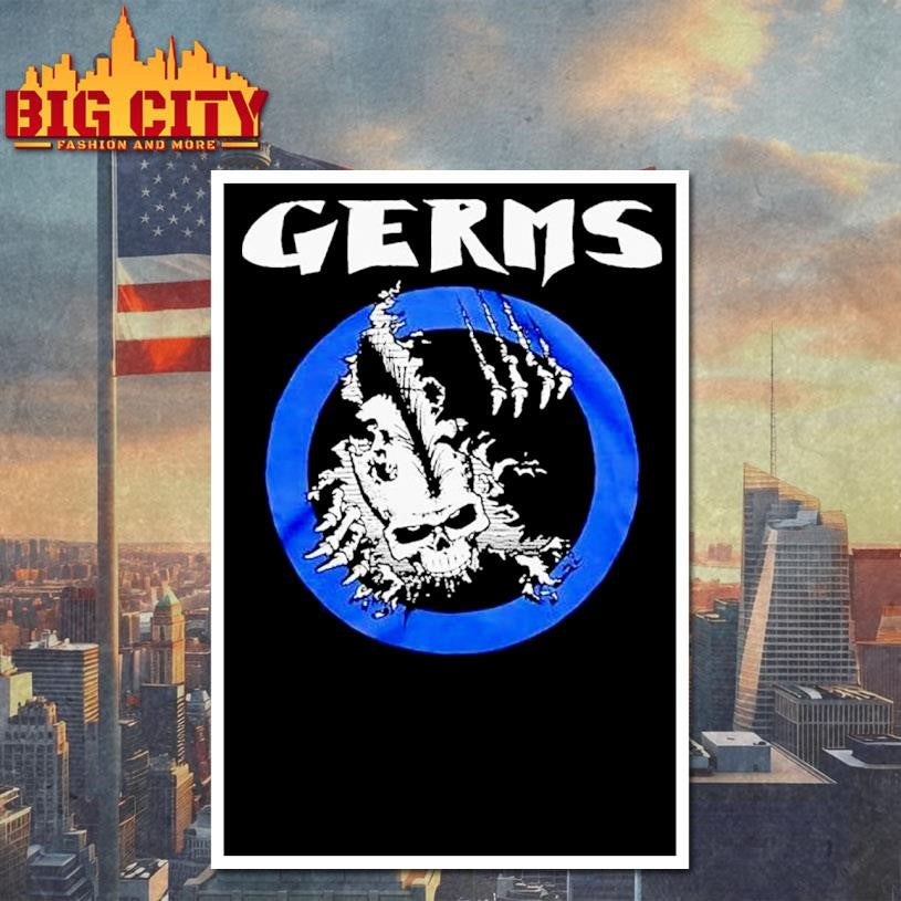 Germs Mohawk Skull Shirt