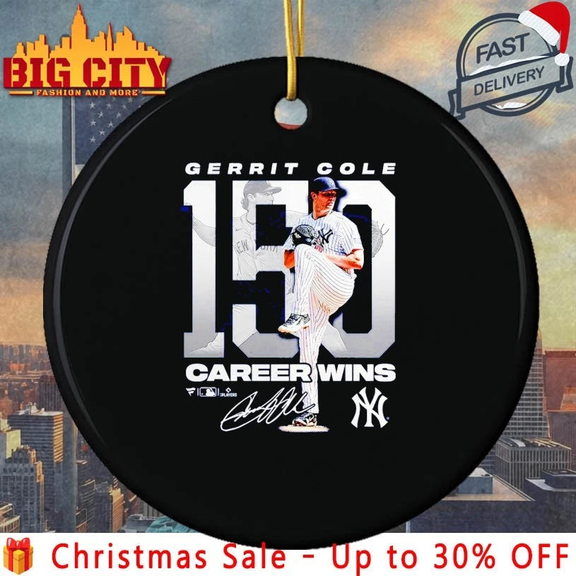 Gerrit Cole New York Yankees 150 Career Wins signature shirt