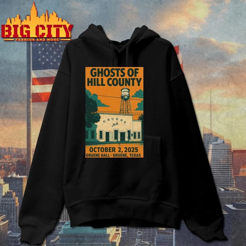 Ghosts Of Hill County Gruene Texas Oct 2 2025 Poster Shirt