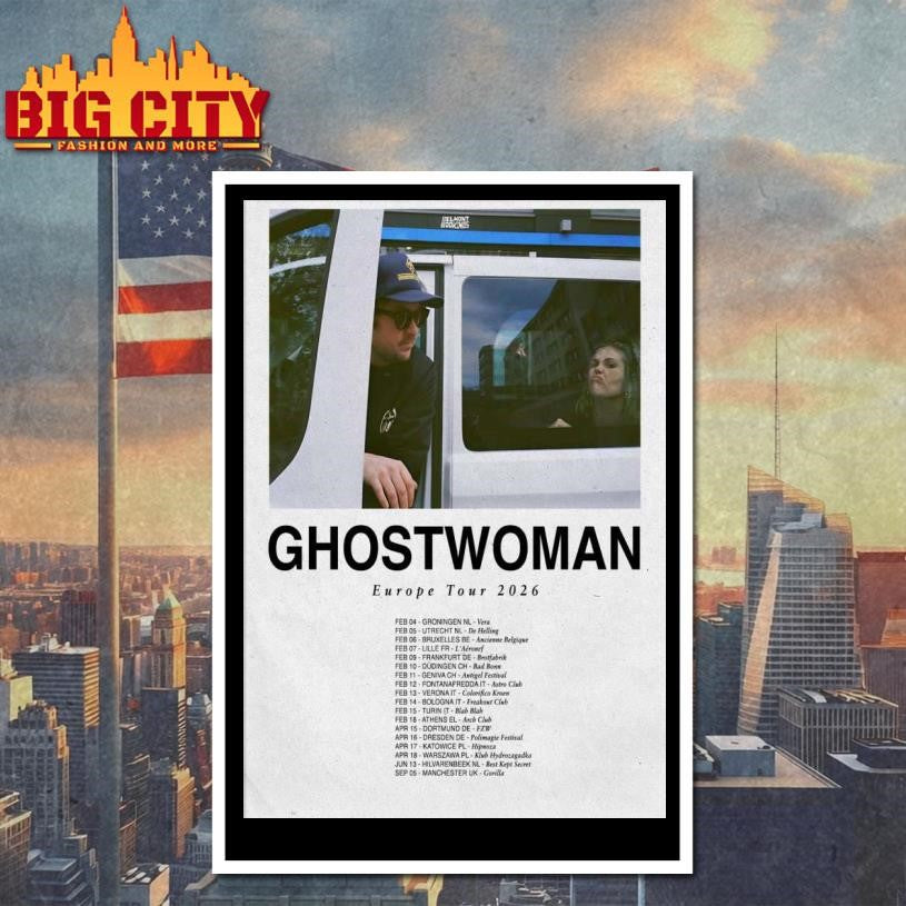 Ghostwoman EU Tour 2026 Poster shirt