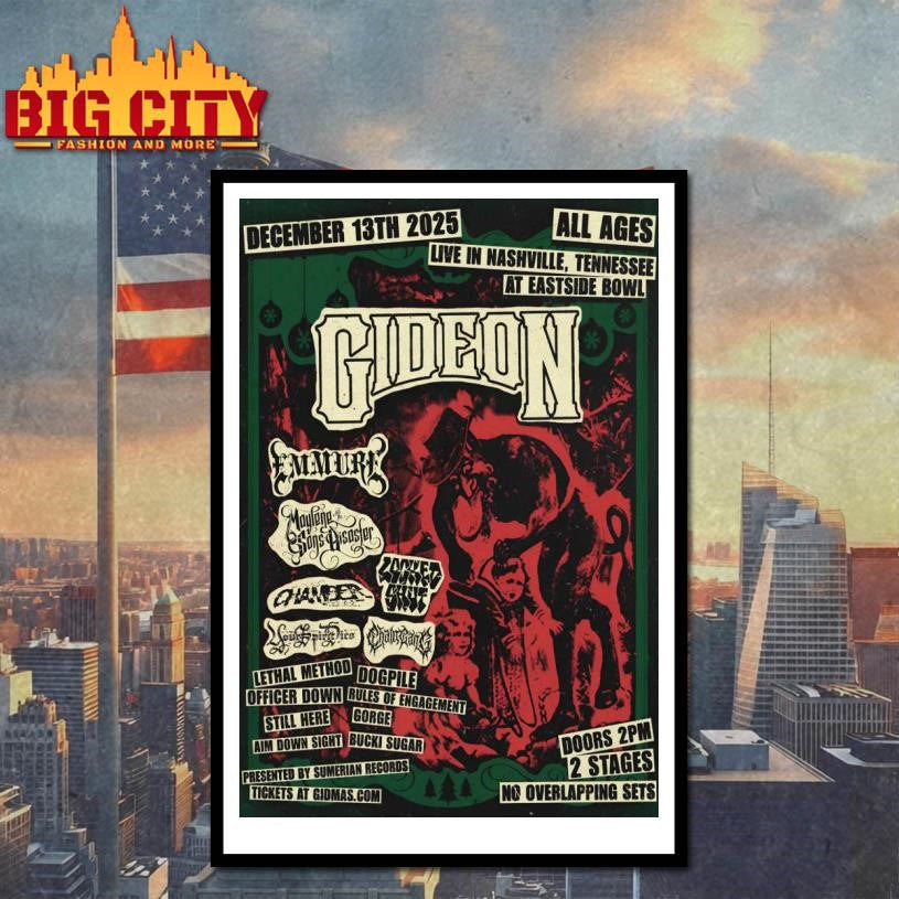 Gideon In Nashville TN On Dec 13 2025 Poster Shirt
