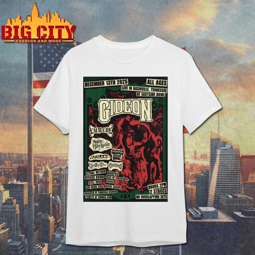 Gideon In Nashville TN On Dec 13 2025 Poster Shirt