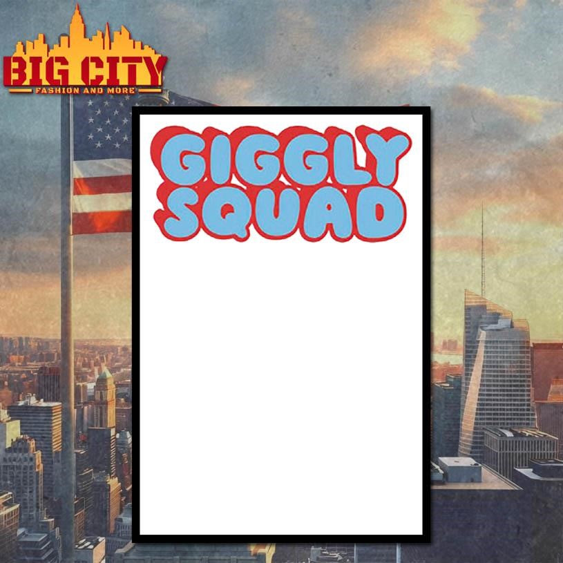 Giggly Squad Bubble Logota 2025 Shirt