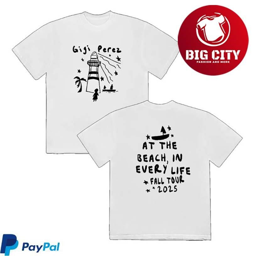 Gigi Perez At The Beach In Every Life Tour Two Sided Shirt