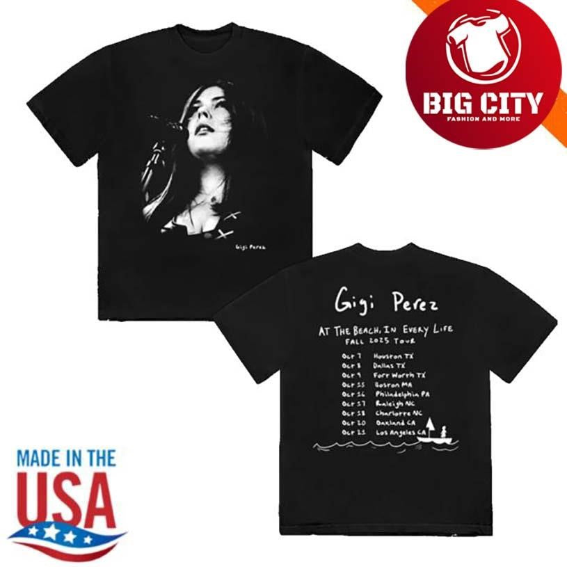Gigi Perez Tour Photo Two Sided Shirt