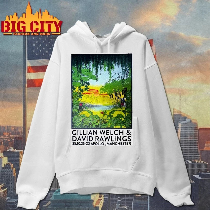 Gillian Welch With David Rawlings Manchester UK October 25 2025 Poster shirt