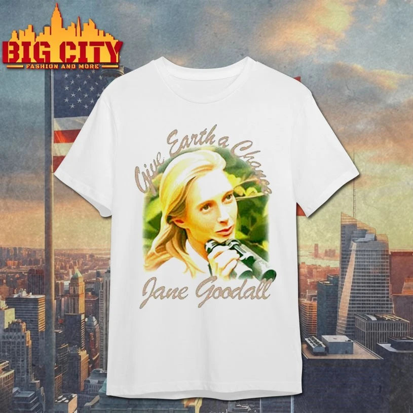 Give earth a chance jane goodall shirt