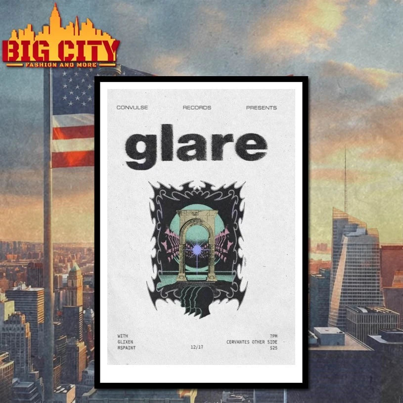 Glare Dec 17 2025 Cervantes’ Other Side Denver CO Poster shirt