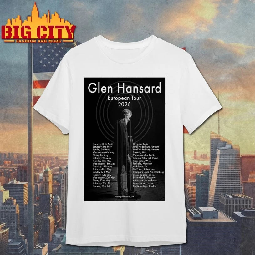 Glen Hansard Europe 2026 New Poster shirt