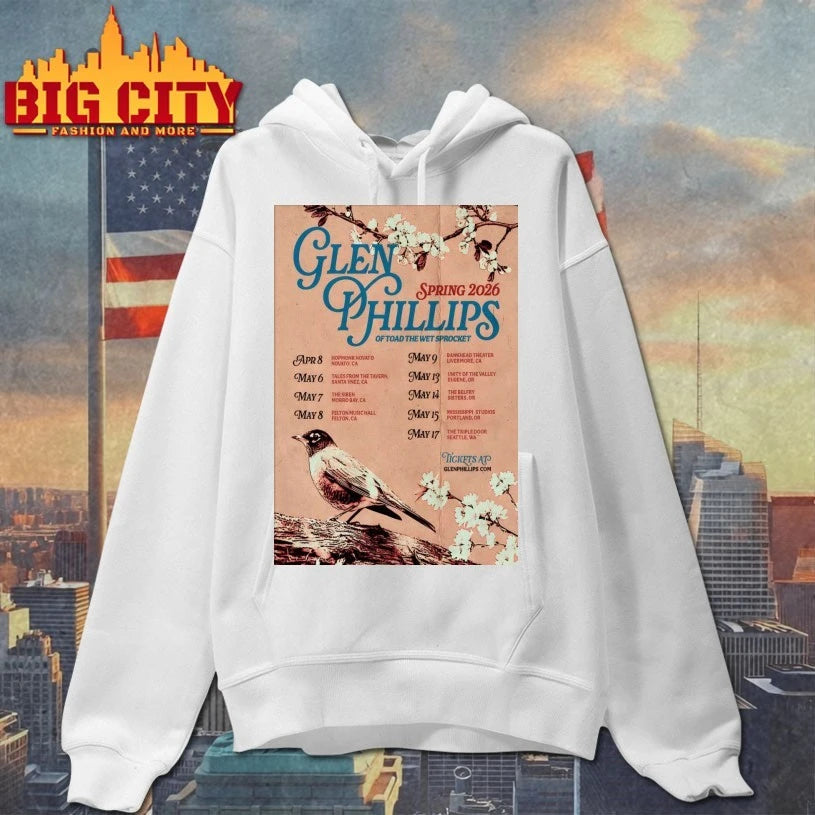 Glen Phillips Spring Tour 2026 Poster shirt