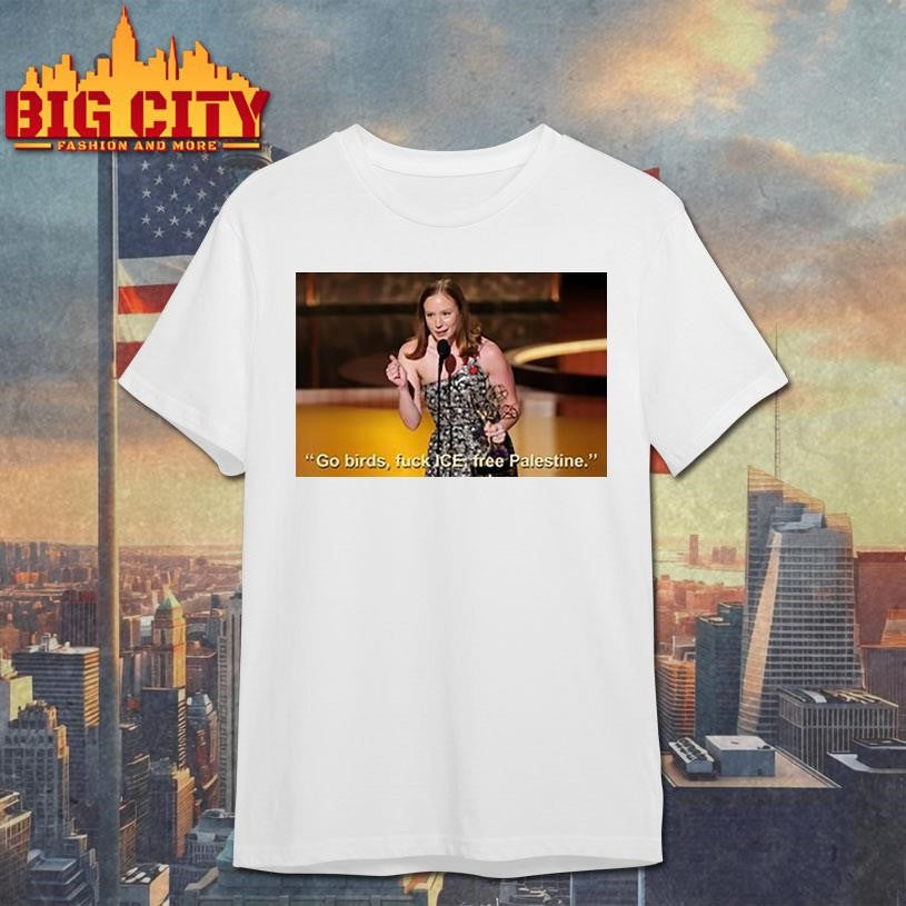 Go Birds Fuck Ice Free Palestine Shirt