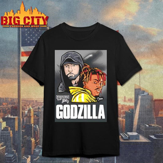 Godzilla Music to Be Murdered By album poster shirt