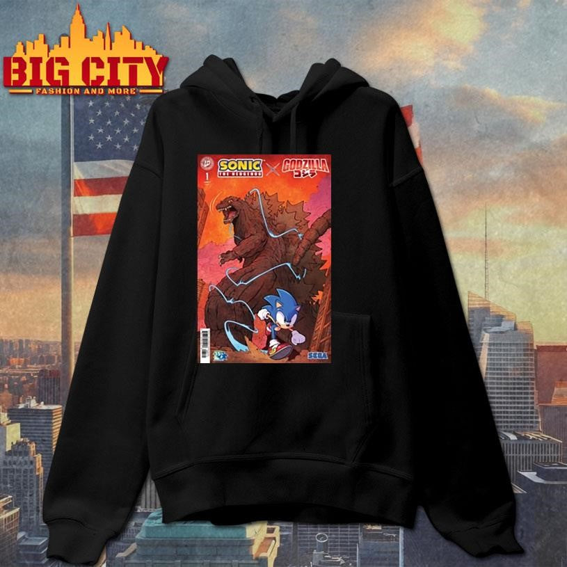 Godzilla Sonic Comic Shirt