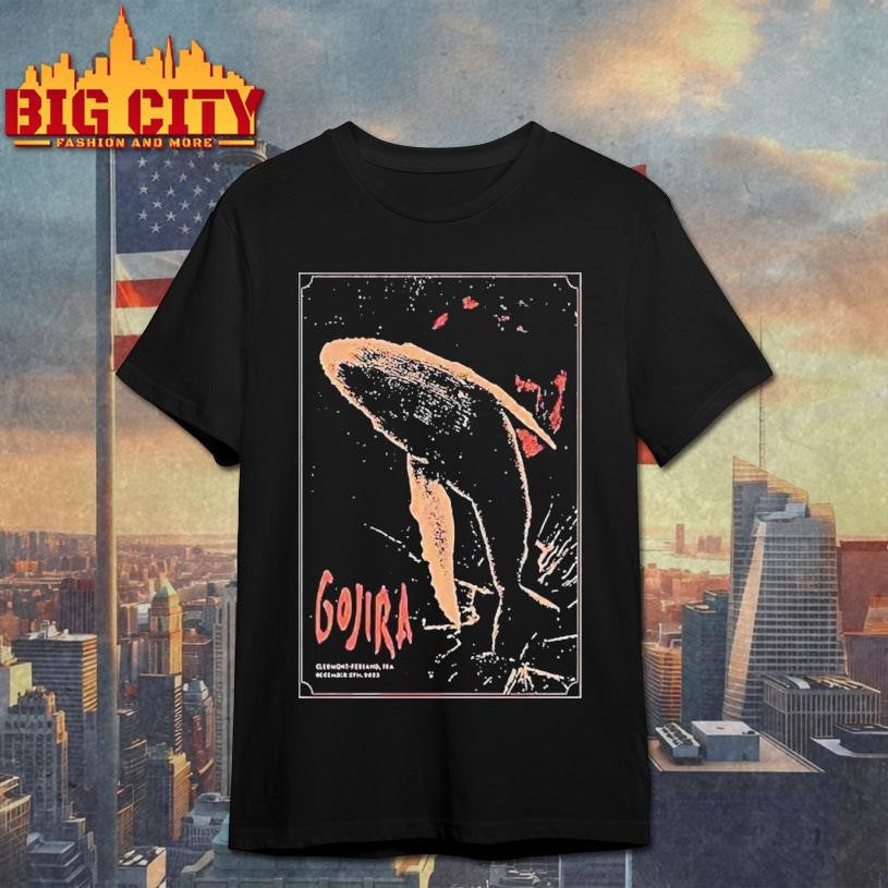 Gojira Dec 5 2025 Clermont Ferrand Fr Shirt