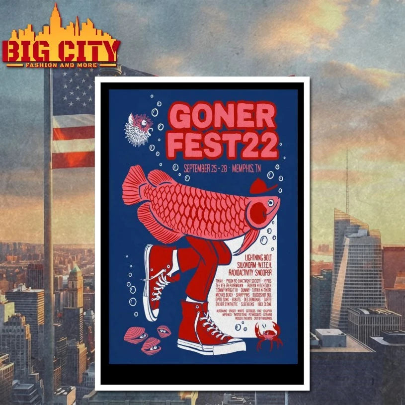 Gonerfest Memphis Shows 9-25-9-28-2025 Poster Shirt
