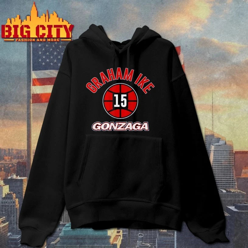 Gonzaga Basketball Graham Ike Number 15 shirt