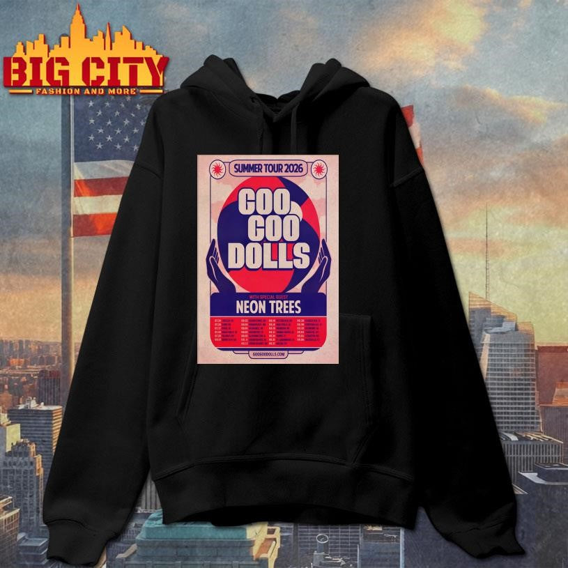 Goo Goo Dolls 2026 Summer Tour Poster Shirt
